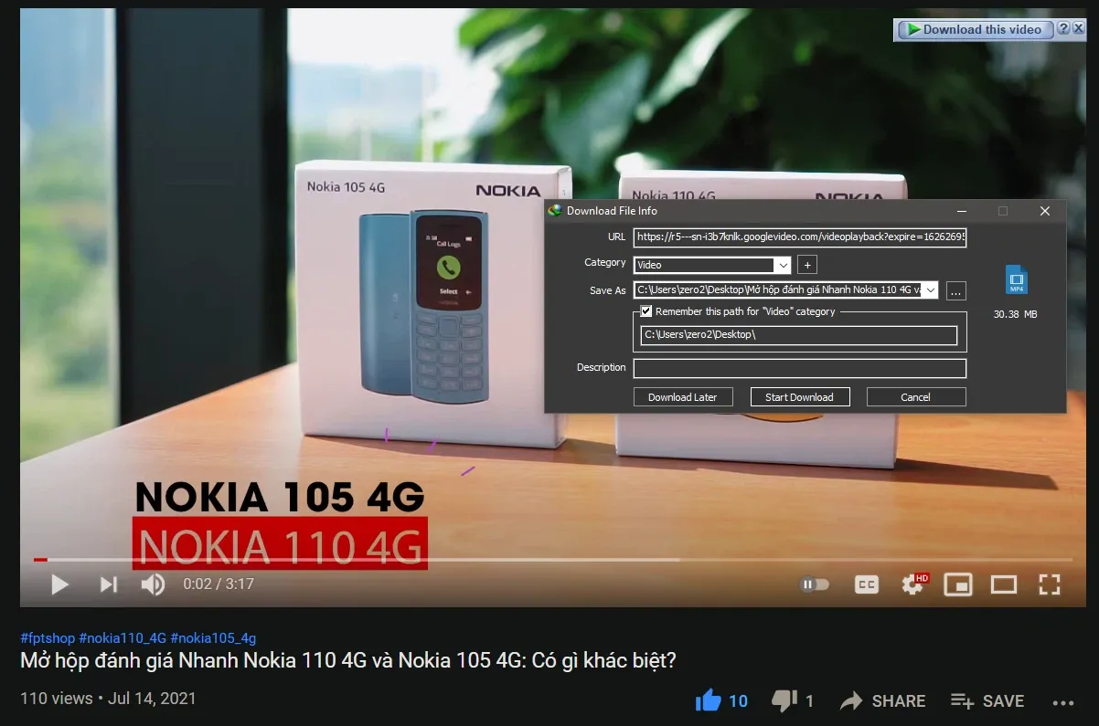 Cách tải video YouTube về máy tính bằng Chrome đơn giản