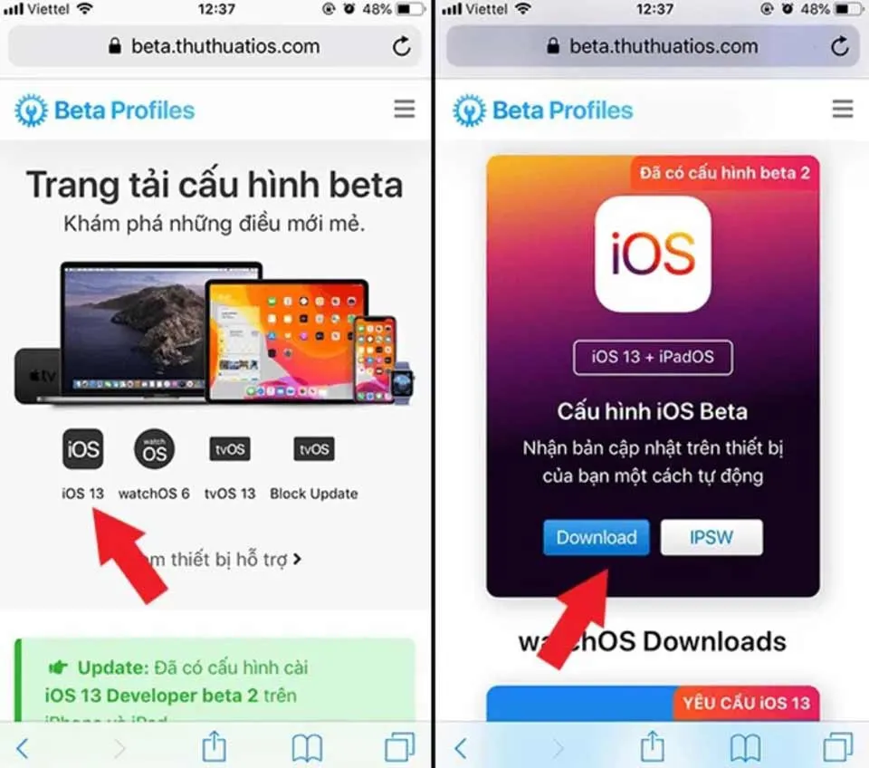 Cách tải xuống iOS 13.3 Beta 1 trên iPhone