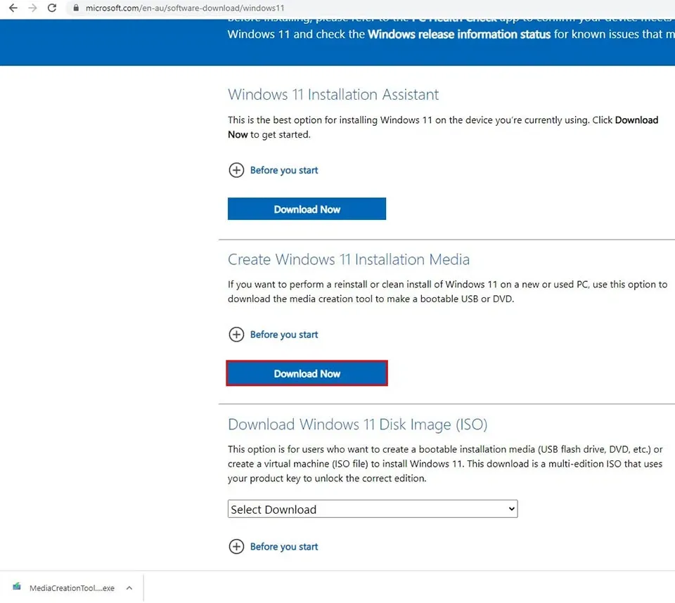 Cách tải xuống và sử dụng Windows 11 Media Creation Tool để tạo bộ cài Windows 11 trên USB