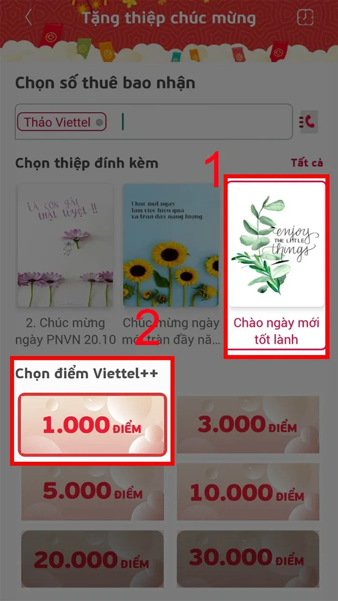 Cách tặng điểm Viettel++ cho thuê bao khác, thỏa sức cùng người thân vi vu