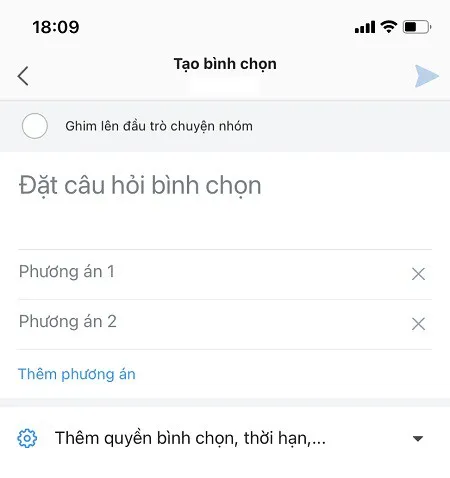 Cách tạo bình chọn trên Zalo siêu nhanh trong vòng vài nốt nhạc