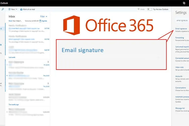 Cách tạo chữ ký trong Outlook nhanh và đơn giản nhất