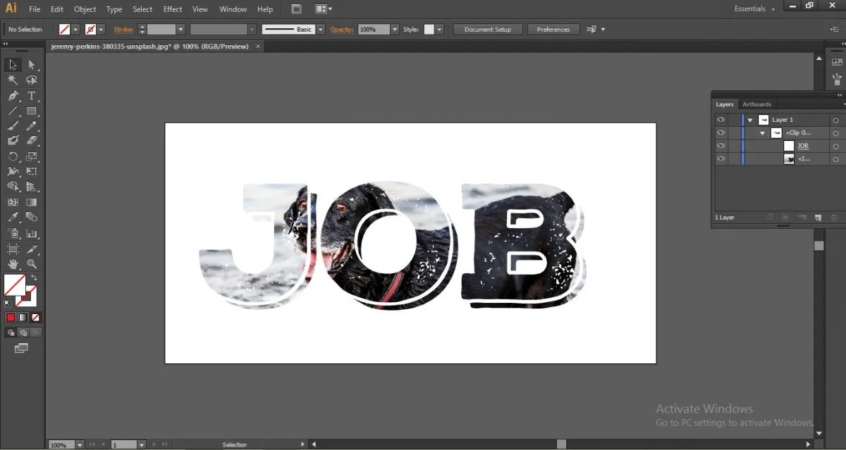 Cách tạo Clipping Mask trong Adobe Illustrator (AI) dễ dàng, nhanh chóng