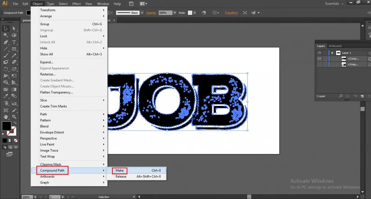 Cách tạo Clipping Mask trong Adobe Illustrator (AI) dễ dàng, nhanh chóng