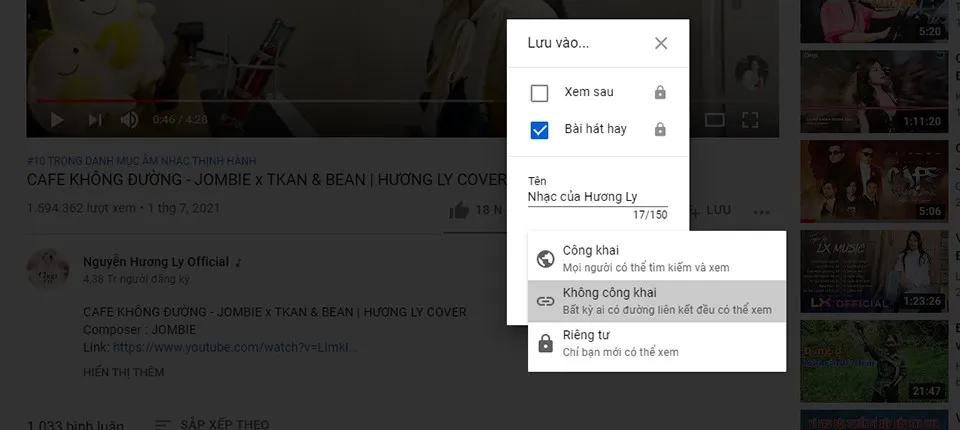 Cách tạo danh sách phát video YouTube trên máy tính cực dễ