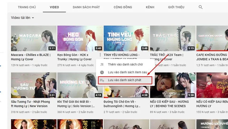 Cách tạo danh sách phát video YouTube trên máy tính cực dễ