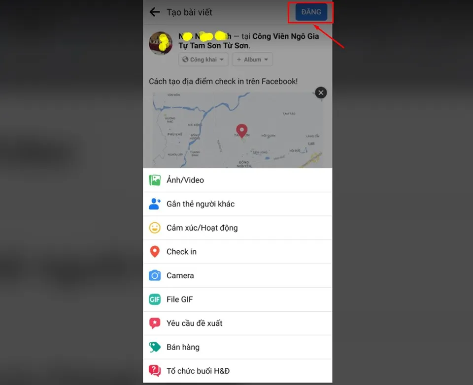 Cách tạo địa điểm check in Facebook trên điện thoại và máy tính
