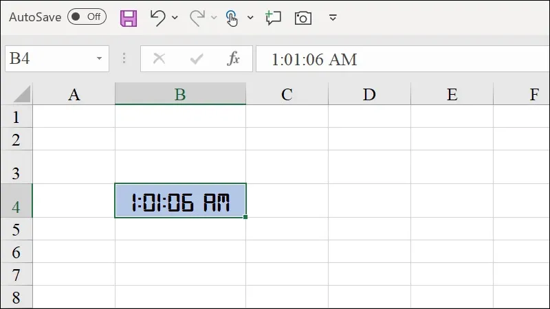 Cách tạo đồng hồ điện tử trong Excel vô cùng thú vị