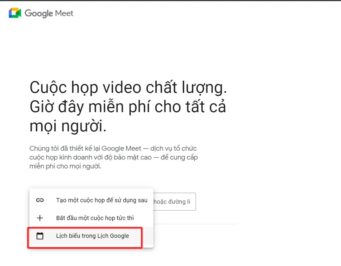 Cách tạo đường link cố định trong Google Meet