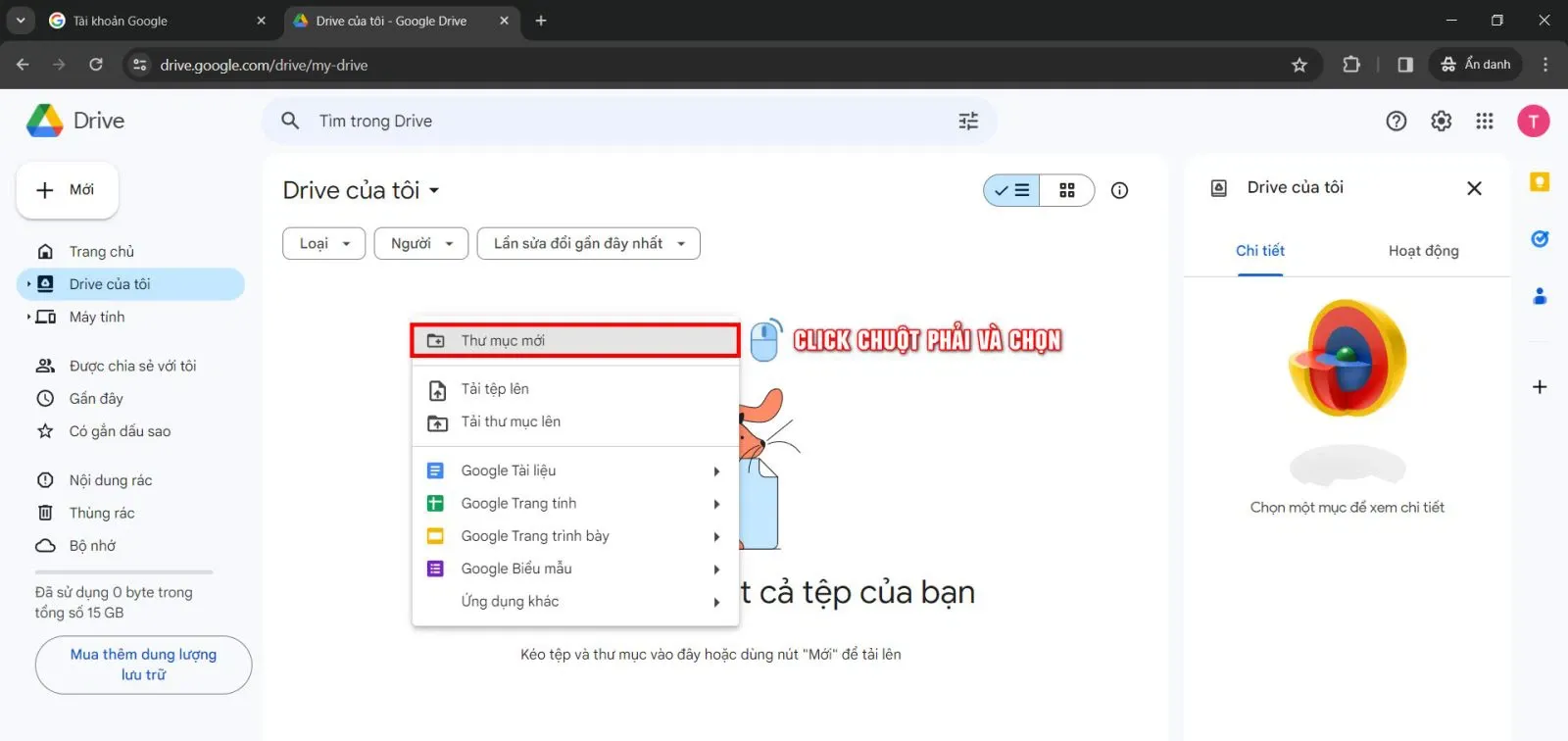 Cách tạo Google Drive nhanh chóng để lưu trữ, sắp xếp và chia sẻ dữ liệu cá nhân