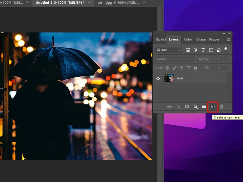 Cách tạo hiệu ứng mưa rơi trong Photoshop vô cùng dễ dàng