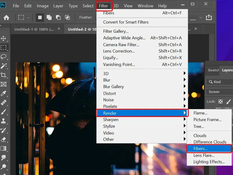 Cách tạo hiệu ứng mưa rơi trong Photoshop vô cùng dễ dàng