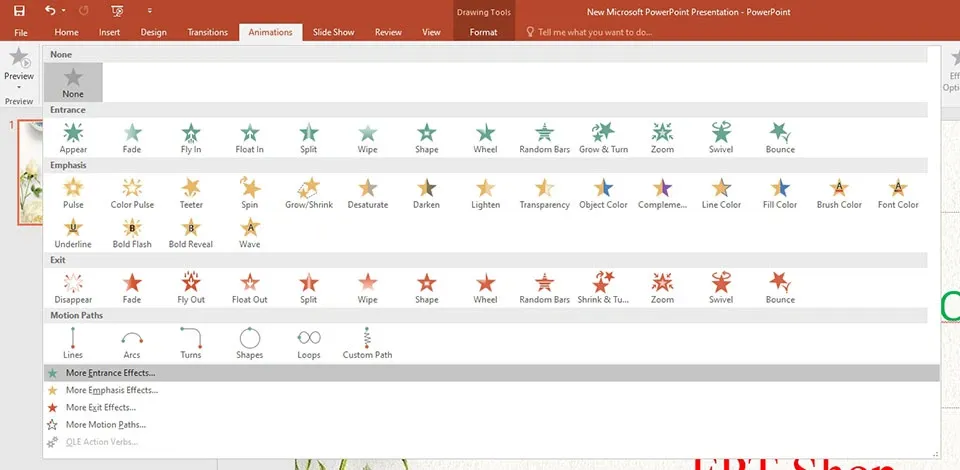 Cách tạo hiệu ứng trong PowerPoint đẹp mắt và hấp dẫn