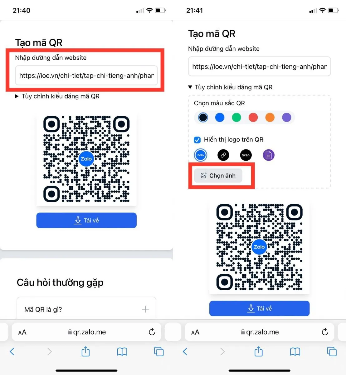 Cách tạo mã QR bằng Zalo giúp bạn truy cập tất cả các trang web một cách dễ dàng