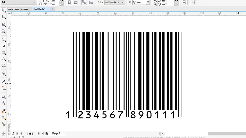 Cách tạo mã vạch trong Corel chỉ với vài bước đơn giản