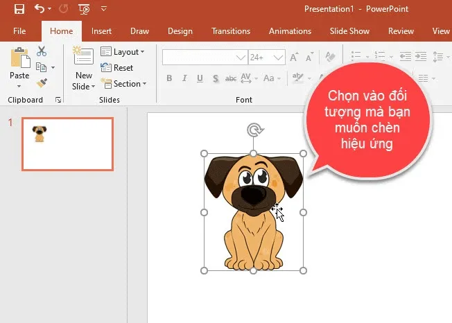 Cách tạo nhiều hiệu ứng cho 1 đối tượng trong PowerPoint 2010 đơn giản