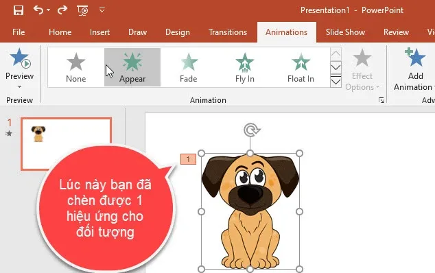 Cách tạo nhiều hiệu ứng cho 1 đối tượng trong PowerPoint 2010 đơn giản