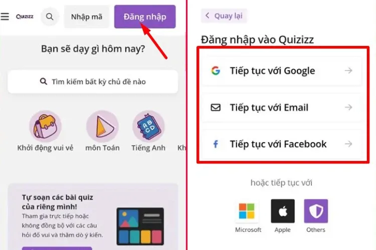 Cách tạo Quizizz trên điện thoại, máy tính nhanh chóng phục vụ học tập, kiểm tra