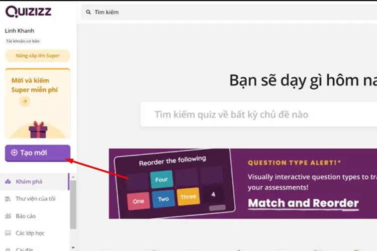 Cách tạo Quizizz trên điện thoại, máy tính nhanh chóng phục vụ học tập, kiểm tra