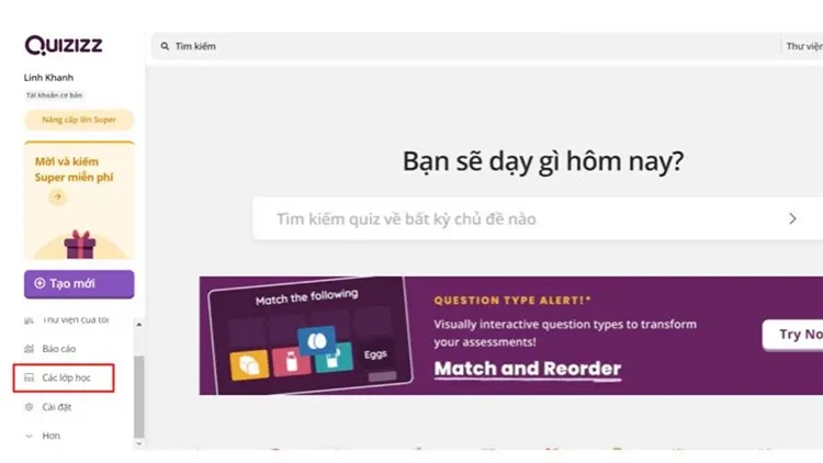 Cách tạo Quizizz trên điện thoại, máy tính nhanh chóng phục vụ học tập, kiểm tra