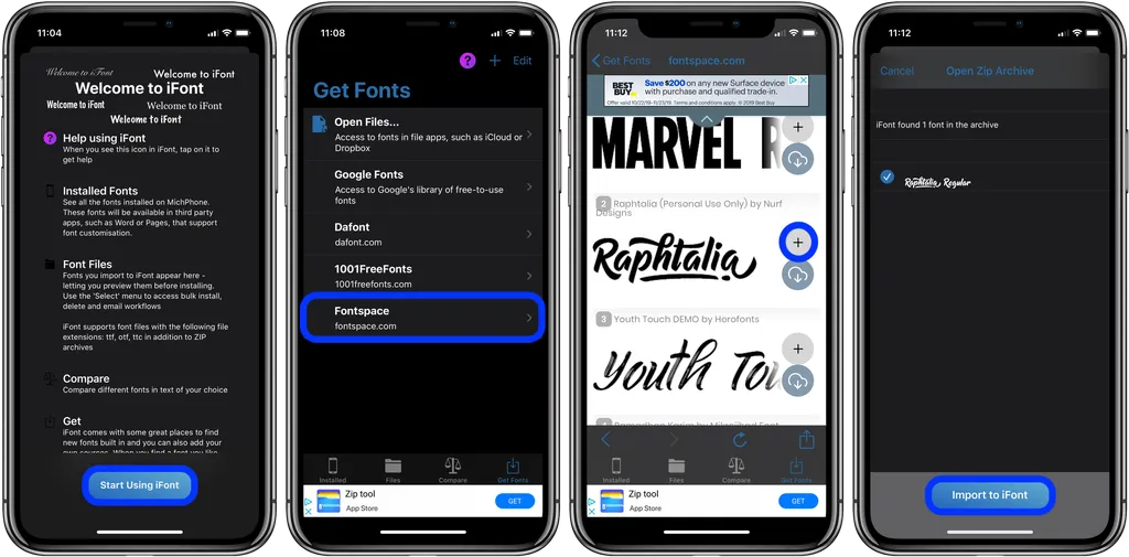 Cách tạo ra custom font trên iOS 13