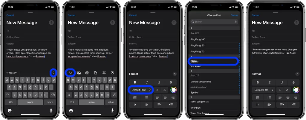 Cách tạo ra custom font trên iOS 13