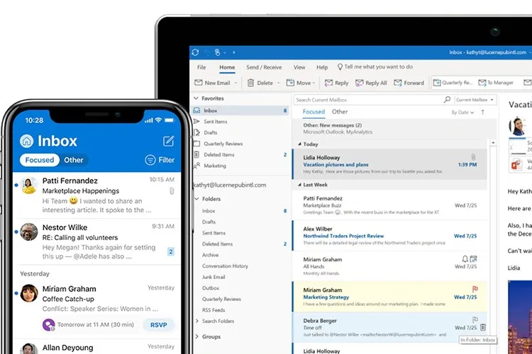 Cách tạo thư mục và chuyển email vào thư mục trong Outlook