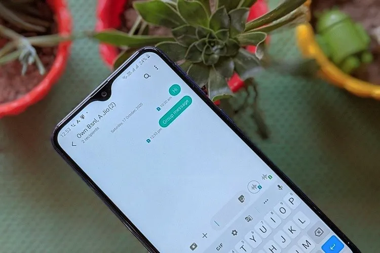 Cách tạo tin nhắn nhóm trên điện thoại Samsung