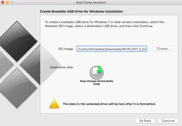 Cách tạo USB cài đặt Windows 10 có thể khởi động trên máy Mac