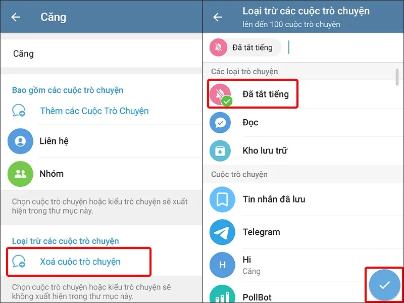 Cách tạo và quản lý thư mục trò chuyện Telegram siêu dễ