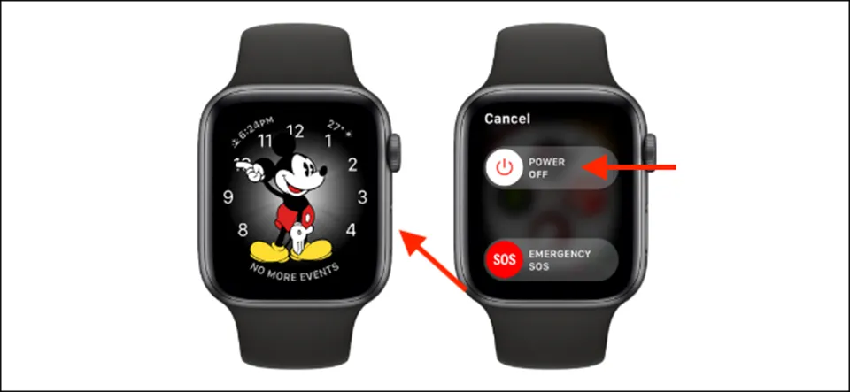Cách tắt Apple Watch