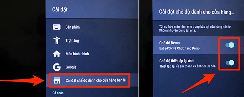 Cách tắt chế độ Demo trên tivi Sony đơn giản, chi tiết từ A-Z 