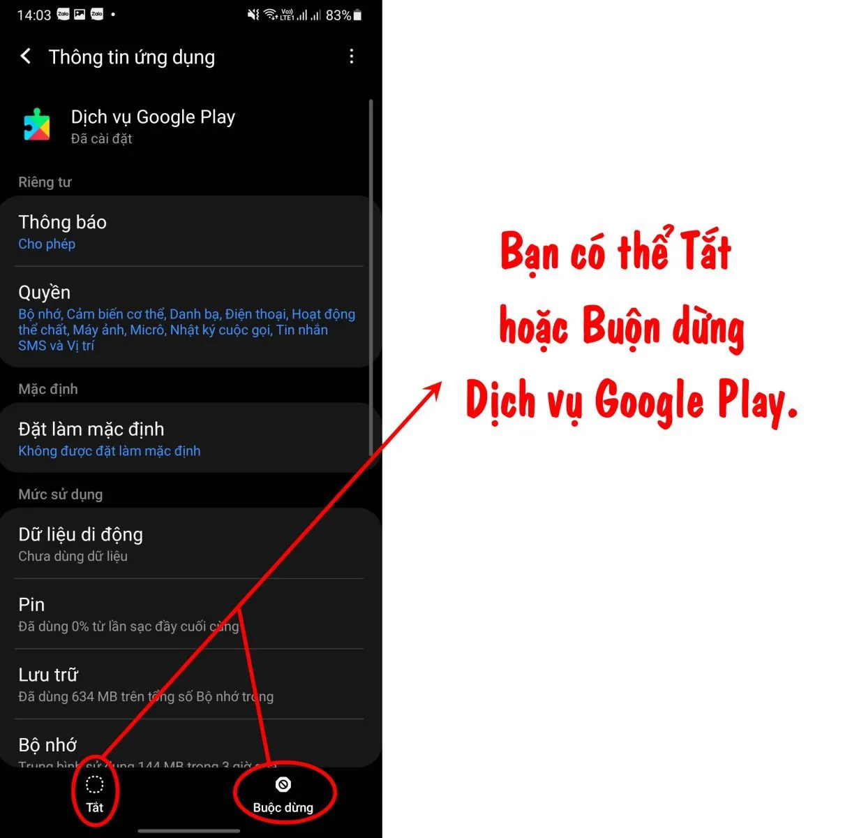 Cách tắt dịch vụ Google Play cực kì đơn giản và nhanh chóng