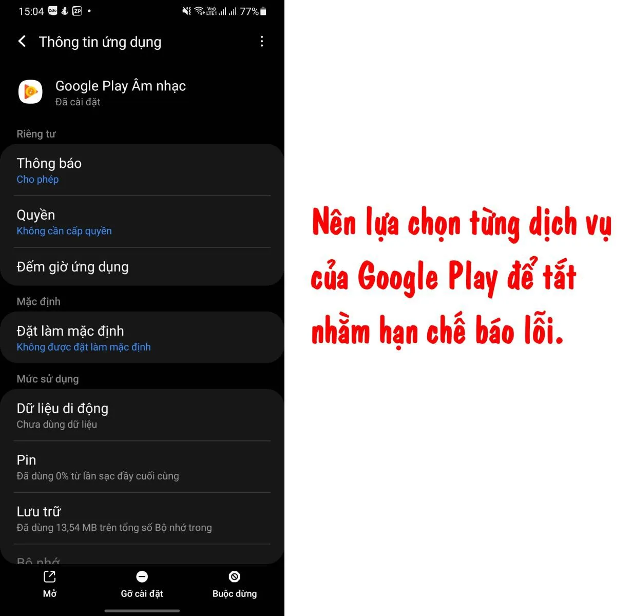 Cách tắt dịch vụ Google Play cực kì đơn giản và nhanh chóng