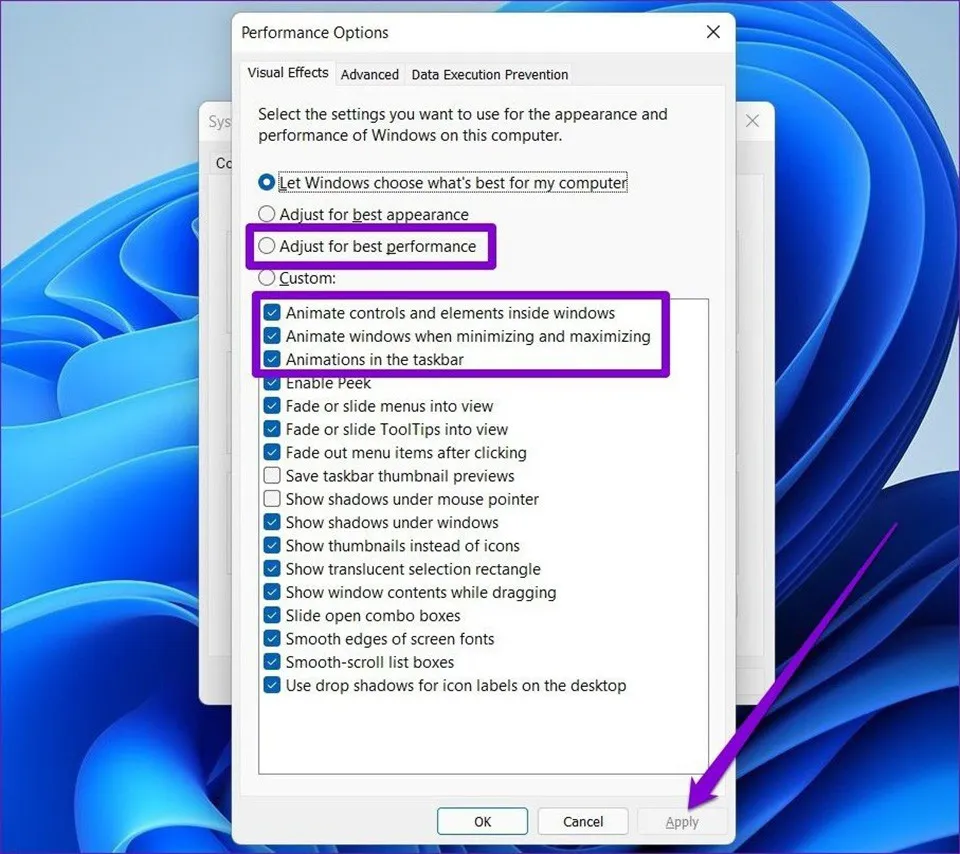 Cách tắt hiệu ứng trong Windows 11 để cải thiện hiệu suất máy tính