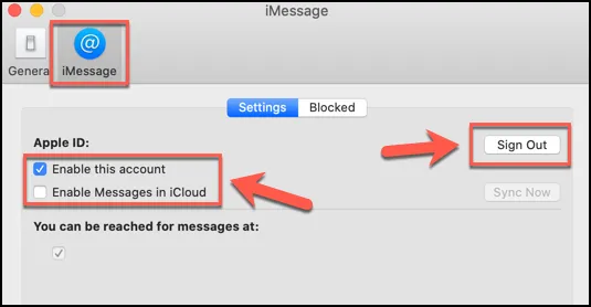 Cách tắt iMessages trên Mac