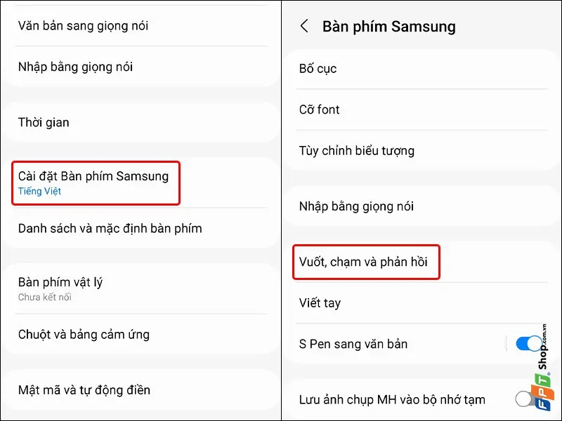 Cách tắt rung bàn phím Samsung chỉ với vài thao tác đơn giản, loại bỏ rung phiền toái khi gõ phím