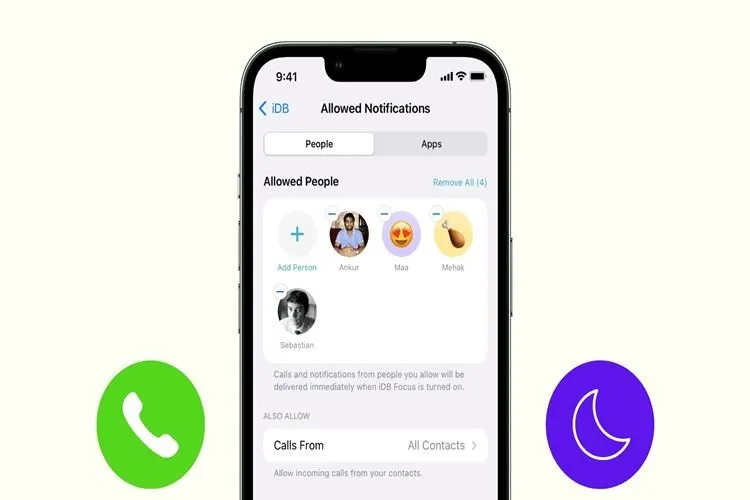 Cách tắt thông báo cuộc gọi từ một người trên iPhone để tránh làm phiền