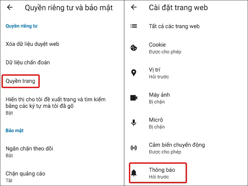 Cách tắt thông báo Microsoft Edge trên điện thoại và máy tính