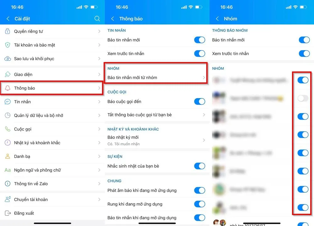 Cách tắt thông báo nhóm trên Zalo cùng lúc nhiều nhóm để không bị làm phiền mà bạn nên biết