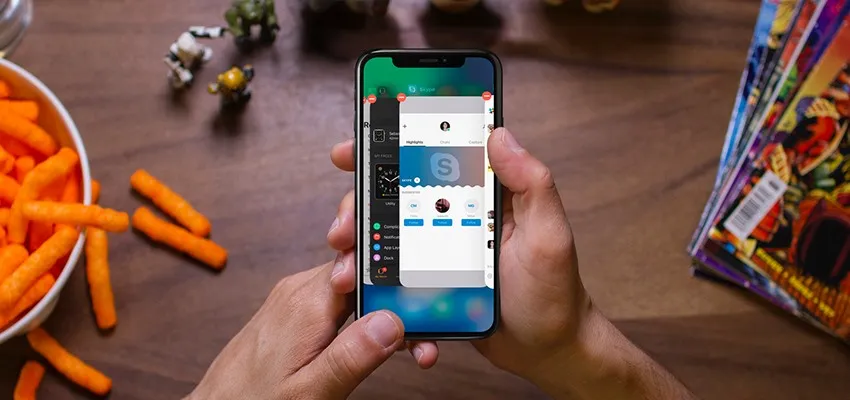 Cách tắt ứng dụng chạy ngầm trên iPhone X