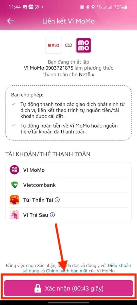 Cách thanh toán Netflix qua MoMo cực tiện lợi và nhanh chóng