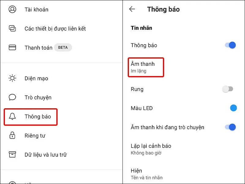 Cách thay đổi âm báo tin nhắn, nhạc chuông trên ứng dụng Signal