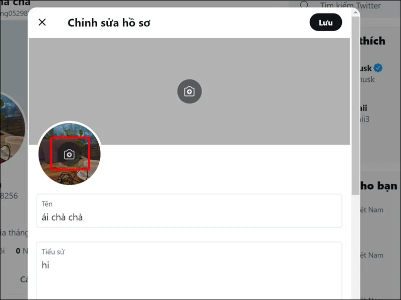 Cách thay đổi ảnh đại diện Twitter đơn giản, nhanh chóng