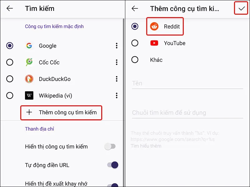 Cách thay đổi công cụ tìm kiếm trên trình duyệt FireFox cực đơn giản