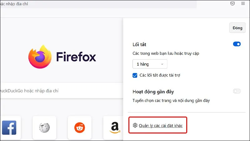 Cách thay đổi công cụ tìm kiếm trên trình duyệt FireFox cực đơn giản