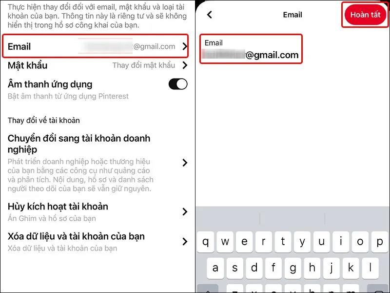 Cách thay đổi địa chỉ email trên Pinterest chi tiết và đơn giản nhất