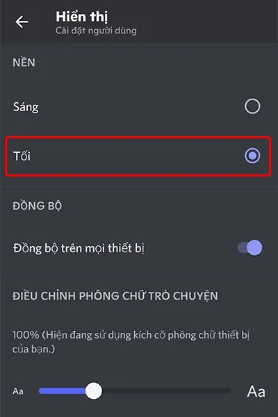 Cách thay đổi giao diện Discord sang nền tối cực dễ