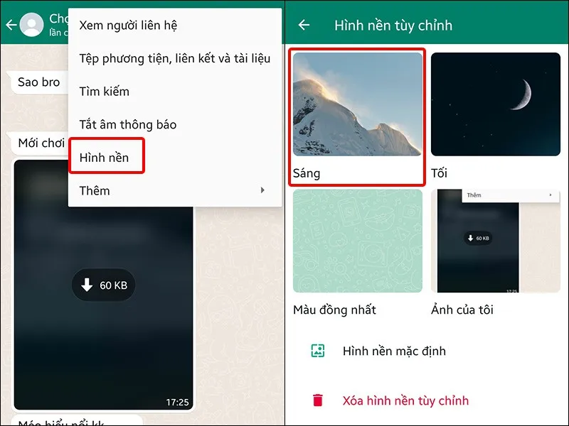 Cách thay đổi hình nền chat trên WhatsApp một cách đơn giản