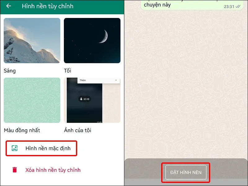 Cách thay đổi hình nền chat trên WhatsApp một cách đơn giản